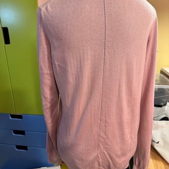 Beautiful light pink long cardigan woman size M Karen Millen - Picture 8 of 10